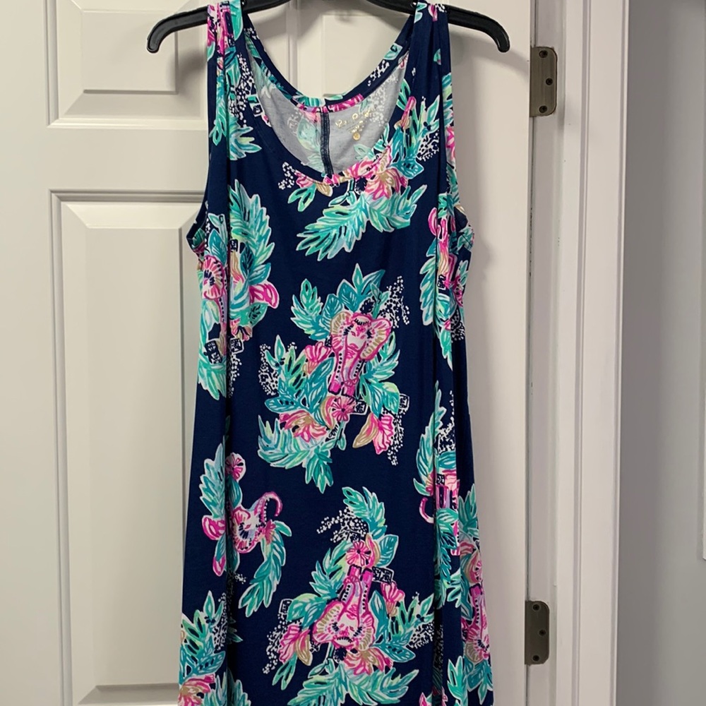 🌴 Lilly Pulitzer Raylee Tank Dress XL Like New